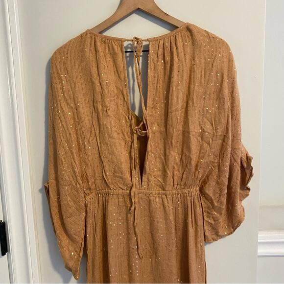 NWT Sundress Bronze Sequin Sexy Maxi Dress XS/S - Picture 6 of 14